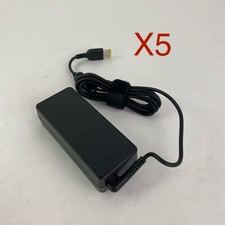 Lenovo 65W A19-065N2A 20V Square AC Adapter Mixed Lot No Power Cord - Lot of 5 picture