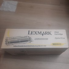 LEXMARK 10E0042 C710 GENUINE YELLOW TONER CARTRIDGE NEW picture