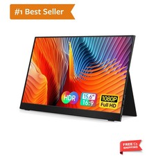 Portable-Monitor-for-Lapto - 15.6'' 1080P FHD IPS Display USB-C HDMI Portable... picture