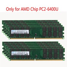 Samsung 40GB KIT (10X4GB ) PC2-6400U RAM 4GB DDR2 800MHZ Memory 240pin For AMD picture