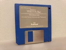 Vintage Bank Street Writer Plus Apple 128K Software 1.44MB 3.5