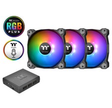 Thermaltake CL-F063-PL12SW-A Pure Plus 12 120mm RGB Fan TT Premium, 3 Fan Pack picture