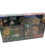 Broderbund Total 3D Home & Landscape Deluxe 3.0 Software For Windows Sealed picture