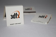 3dfx paper matchbooks (safety book matches) - factory sealed case of 50 picture