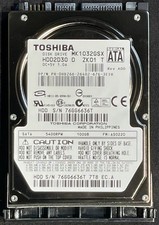 Toshiba 100GB 5400RPM 2.5