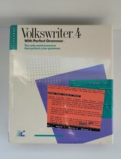 Vintage Volkswriter 4 With Perfect Grammar by Lifetree 1989. Sealed  picture