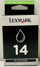 New Genuine Lexmark 14 Ink Cartridge Box X Series X2600 Z Series Z2300 picture