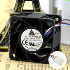 Lot of 4 DELTA DC BRUSHLESS FFB0412UHN 12V 0.81A fan 4pin picture