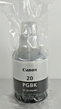 CANON OEM GI-20 PGBK Ink Bottle Pixma G5020, 6020, 7020 MegaTank Printers -BLK picture