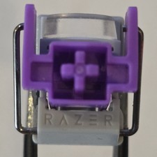 104 Razer Purple Optical Switches From Huntsman Keyboard Gaming picture