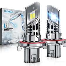 TECHMAX H13 Bulbs, 600% Bright Wireless H13/9008 Fog Lights w/Fan (2pcs) | 65... picture