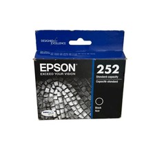 Genuine Epson T252120 252 Standard Capacity Black Ink Cartridge EXP 08/2025 NEW picture