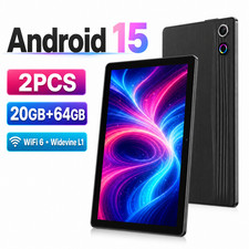 2x AEEZO 64GB Storage 10.1 inch IPS Tablet 8-Core Android 15 Widevine L1 Netflix picture