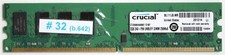 Memory 2gb 240p unbuff dimm 256mx64 ct25664aa667.s16f picture