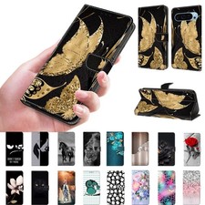 Cat Lion Flower Wallet Cover Case For Motorola G57 G04 G37 G15 G86 Edge 60 70 picture