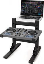HULISEN DJ Laptop Stand, Dual Tier Foldable Stand For Laptop & Controller picture