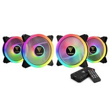 Gamdias Aeolus M2 1204R (4-in-1 Pack) 120MM ARGB Case Fan - NEW picture