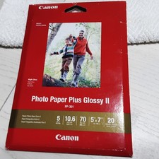 Canon Photo Paper Plus Glossy, 5 x 7 In 20 sheets NEW sealed NIB NWT picture