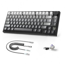 ATTACK SHARK X820Ultra 75% Tri-mode Gasket Keyboard Gradient Side Print PBT TFT picture