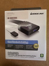 IOGEAR GCS24U 4-Ports External KVM switch VGA/USB New picture