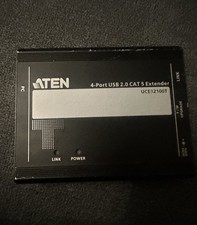 ATEN UCE32100T 4-Port USB 2.0 CAT5 Extender Powered RJ-45 Black picture