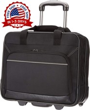 Estuche con ruedas para portátil de 15,6 pulgadas, ligero (Negra) NUEVO US picture