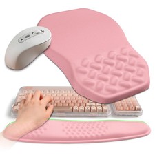 2-in-1 Ergonomic Set, Wave Keyboard Wrist Rest and Massage Slope Pad Wrist , ... picture