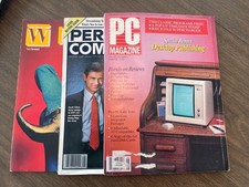 Vtg 80's, 90's Computer Magazines; PC, Personal Comp & Wired picture