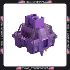 Akko V3 Lavender Purple Mechanical Keyboard Switches 45-Pack Tactile 40gf picture