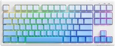 M87V2 Wireless Keyboard Low Profile TKL 87 Keys RGB Gradient Blue PC Mac picture