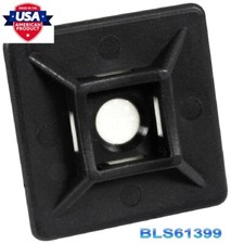 (100) Cable Wire Zip Tie Wrap ADHESIVE PAD MOUNTS 0.75
