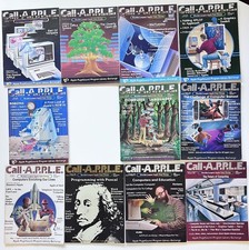 Lot 11 Issues Call A.P.P.L.E. 1984 computer magazines Mac Apple Vintage picture