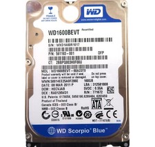 WD1600BEVT-60A23T0 HECVJAB (WXD1) Thailand Sata 160gb 2.5