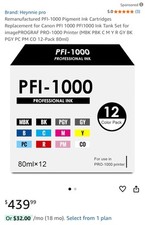 12PK for Canon PFI-1000 PRO-1000 picture