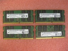Micron 64GB  ( 4 x 16GB ) DDR4 SODIMM RAM Memory , 4 speeds picture