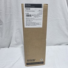 Genuine Epson Matte Black Ink Cartridge T8048 OEM NEW SEALED Best Date: FEB 2023 picture