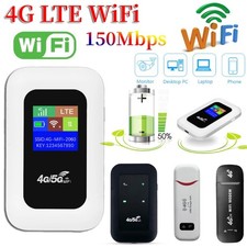 Unlocked 5G Wireless 3000 mAh WiFi Router Mobile Broadband MIFI LCD Hotspot US picture