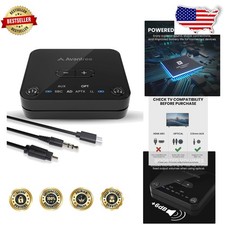 High-Quality Audikast 3 Transmitter: AptX-Adaptive, Optical/Aux, 2 Headphones picture