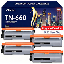 4PK Upgraded TN660 Toner Cartridge for Brother MFC-L2700DW HL-L2320D DCP-L2540DW picture