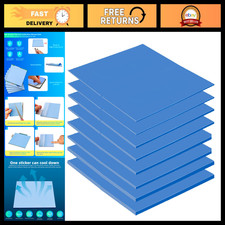 8PCS Silicone Thermal Pads 100x100mm, 0.5-2mm Thickness for CPU GPU SSD Cooling picture