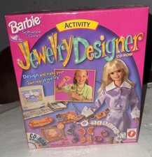Vintage Barbie Jewelry Designer Activity CD-ROM Windows 95 Kids Software Sealed picture