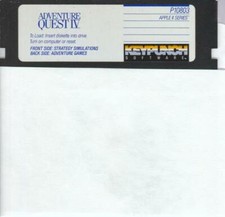 Adventure Quest IV Strategy Simulations Adventure Games APPLE II FLOPPY Keypunch picture