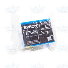 Original Genuine Epson 760 Cyan Ink Cartridge T7602 SureColor P600 (NOT Initial) picture