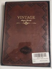 Official Mosiso Brand Brown Vintage Book Style Ipad Mini 4 Cover New picture