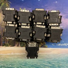 LOT OF 44 DVI Male to VGA Dell Wyse Female Video Adapter WJNY3 0WJNY3 picture