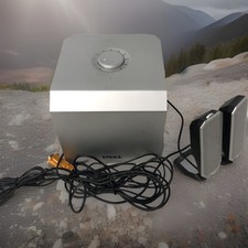 Dell A525 Silver Zylux Multi Media Computer Speaker System w/ Powered Subwoofer picture