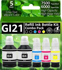 5PK GI-21 G3260 G3270 Ink Bottles Compatible for Canon G3260 G3270 G4270 G2260 picture