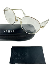 Vogue Eyewear NEW Round Pale Gold Eyeglasses 52-19-135 Fashion Frames VO4177 picture
