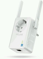 TP-Link TL-WA860RE WiFi Repeater Amplifier 300 Mbits with Outlet + Antennas picture
