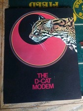Vintage 1980 THE D-CAT MODEM 1 Page Brochure NOVATION INC. picture